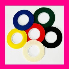 바닥 라인테이프 디자인 그래픽 얇은 종이 테이프, 3mm, 검정