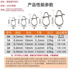 路亞增強葫蘆別針, 1個, 新款0號增強別針,熱賣50枚盒裝