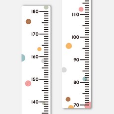 Rookiemarket 北歐設計幼兒兒童身高尺, 1.點