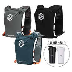 칸투칸 초경량 트레일 러닝백+스포츠 보틀 690ml, 1개, 블랙