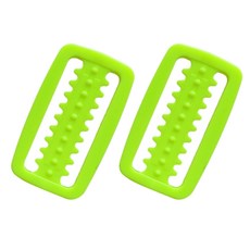 2Pcs 스쿠바 다이빙 웨이트 벨트 키퍼 유니버설 웨이트 벨트 키퍼 리테이너 슬라이더 다이빙 웨빙 벨트 슬라이드 스토퍼, 03 Fluorescent Green