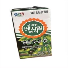정식품 담백한 베지밀 에이 검은콩 두유, 190ml, 320개