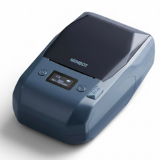 NIIMBOT M2 標籤機 熱轉印列印 高清300dpi 支援20~50mm貼紙, 1個, 湖藍灰