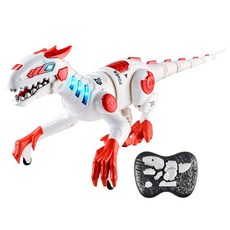무선 조정 장난감 공룡 수중 악어 움직이는 선물 리모컨, 빨간색 기계 용 (49cm)