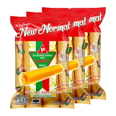 [태국직구] 태국과자 NOMTANG 콘스낵 밀크맛 80g X 3개입, 3세트, 240g