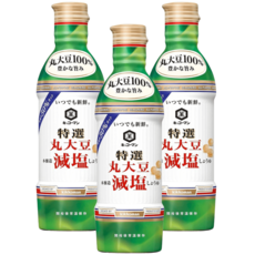 키코만 신선 간장 저염 450ml X 3개, 1세트