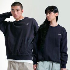 요넥스 남성 여성 오버핏 기모 맨투맨 긴팔 티셔츠 243TL003U DN