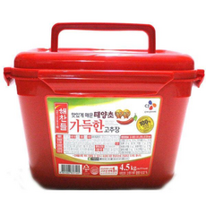 해찬들 가득한고추장 엄마손맛 육수 쉬운요리 마라탕 감칠맛 떡볶이 닭볶음탕 존맛탱, 1개, 4.5kg