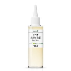 유기농 버진 코코넛 오일 비정제, 1개, 100ml, 100ml