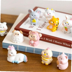 아기자기 12가지 십이지신 미니어처소품 모음 cha*9304so, 토끼, 십이지신 선택:토끼