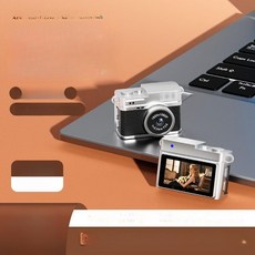 올데이프로덕트 초미니디카 키링캠 똑딱이 디카, 기본 구성 + 64GB 메모리 카드, 1개, 클래식 옵시디언블랙