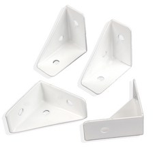 책상 모서리 다리보강판 삼각브라켓 화이트, 1개, 본상품선택, 이미지참조