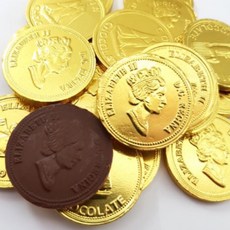 女王金幣牛奶巧克力 200公克, 1個, 7C-女王金幣牛奶巧克力 1000公克