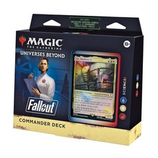 Magic : The Gathering Fallout Commander Deck - Scrappy Survivors 카드 덱 100장 2장 컬렉터 부스터 샘플 팩 액세서리, 레드-화이트-블루