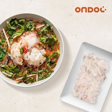 [온도씨]국내산 기름가자미 물회 250g + 물회 육수 300g x 2팩, 없음, 1세트, 900g