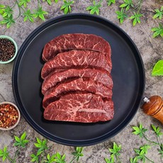 수입소고기 냉장 부채살 찹 스테이크 구이용, 통 절단없음 500g, 500g, 1