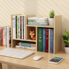 러슈브 다용도 모듈 스탠드 미니 책꽂이, 3단, 월넛