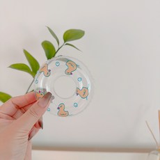 꽥꽥 오리 튜브 사육장꾸미기 파충류 양서류 뉴트 크레 개구리, 1개, 투명
