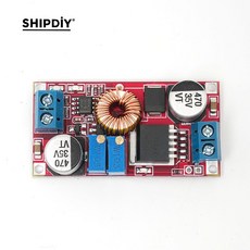 75W 5A XL4015 DC-DC 스텝다운 컨버터 모듈 정전류 아두이노, 1개