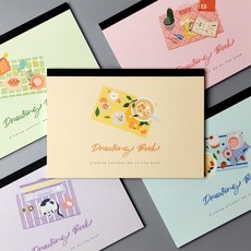 아이비스 2500 제본드로잉북 12030, 그린, 16절, 1개, 37매