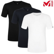 [밀레] 밀레 남성티셔츠SET MVTUT302 레이어드용이나 단독으로 입기 좋은 3팩 반팔 SET 순천모다점