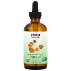 나우푸드 Solutions 인증 & 100% 퓨어 아르간오일 118ml(4fl oz), 1개, 118ml, NOW07736