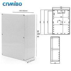 케이스 우퍼 인클로저 듀얼 미로형 자작 멀티미디어 튜닝, 263 x 182x95 그레이 뚜껑, 기본 모델명/품번
