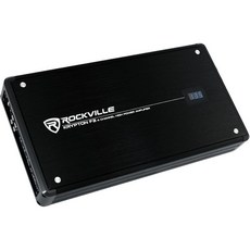록빌 Rockville KRYPTON F2 3200W 4채널 2옴 차량용 앰프 다이노 테스트 인증 MOSFET 조절 크로스오버 리모컨 포함 차량 오디오 서브우퍼 최적