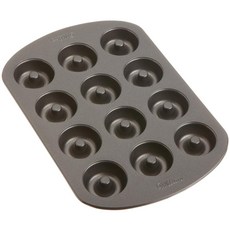Wilton 미니 도넛 베이킹 팬 12개 용량, Wilton 미니 도넛 베이킹 팬, 12개 용량