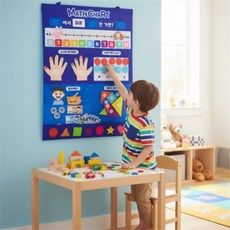 덕덕 재미있는 수학놀이 학습벽보