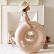 뚜뚜아트 감성 유아 튜브 어린이 보행기 튜브 곰돌이 튜브, 01. 보행기 타입(65cm), 1개