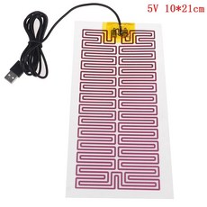 온열 히터 패드 바디 발 마사지 겨울 휴대용 플레이트 마우스 신발 골프 건강 관리, [13] 1pcs 10x21cm 5V