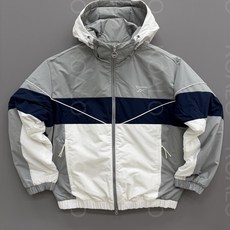Reebok 리복 26SS 스포티 컬러블럭 후드 경량 패딩 자켓 (그레이)