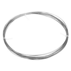 uxcell 0.0240.6mm 304 스테인리스 스틸 케이블 와이어 로프 7 x 가닥 코어 50피트15m 항공기 실외용 해상 리깅 데크 난간용, 1mm x 15m