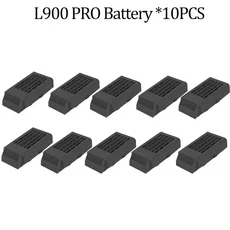 L900 PRO 드론 배터리 7.4V 2200mAh 장시간 비행 4K GPS 액세서리 RC 쿼드콥터 FPV 카메라 부품, 02 Black 10 Battery