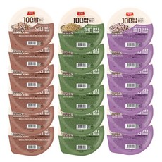 동원 양반 100밥 3종 18입 기획세트 1호(현미밥6+흑미밥6+오미밥6)