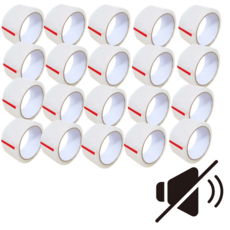완전 무소음 OPP 투명 박스테이프 60mic 48mm, 20개, 40m