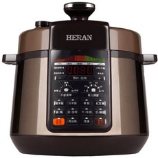 HERAN多功能壓力鍋，口感選擇，預約定時，壓力調節，多種烹飪模式, 棕, HPC-11S1