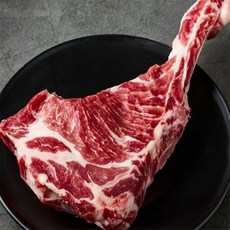 [맛] 1플러스 한돈 돈마호크 300g 돼지고기등심 캠핑음식 돼지고기토마호크