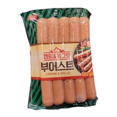 [코스트코]동원 캠핑&통그릴 껍질이 없어 부드러운 부어스트500g-3개 후랑크소시지, 500g, 3개