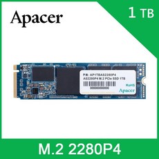Apacer AS2280P4 256GB 512GB 1TB M.2 PCIe Gen3x4 SSD固態硬碟, AS2280P4 512GB