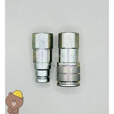 DNP 義大利原裝 平面快速接頭 油壓快接 1/2吋 3/4吋 防塵套 適用挖土機 怪手 射出機, 1/2整組義大利DNP平面快接