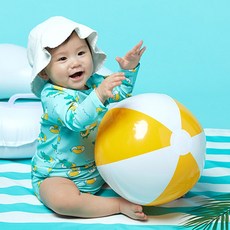 베이비앙 국내산 무형광 수영장기저귀/물놀이/방수기저귀 모음전(일회용 방수기저귀 필요없음), 수영모 튜브돌핀 (단품), (S~M), 1개
