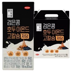 (1+2) 검은콩 호두아몬드 고칼슘 저당 16개 190ml 3Set