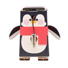 초등저학년 태양광 펭귄 방향조절 보행로봇 만들기 초등과학키트 태양광로봇 놀이과학, 3개