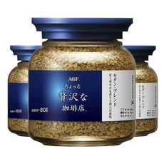 AGF 조금 사치스러운 커피점 모던 블랜드, 80g, 3개, 1개입
