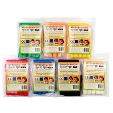 만지락 칼라유토 멀티 리필용 (8줄) 점토공예 클레이만들기, 초록