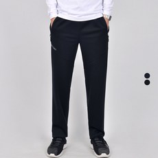 Guystory 男款直筒彈力鬆緊長褲