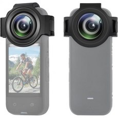PULUZ 카메라렌즈캡 덮개 렌즈보호 호환용 for Insta 360 x 3 렌즈 프로텍터 듀얼 가드 Insta360 X 보호 케이스 광학 강화 유리 카메라 액세서리 방수 업그, 인스타 360 x3 렌즈 프로텍터 PULUZ 이중 가드
