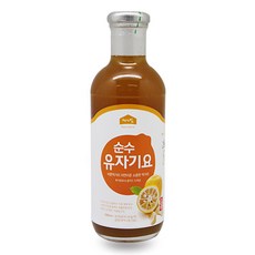 두레생협 순수유자기요 유자 에이드 580ml 청 착즙 엑기스 액기스, 1개입